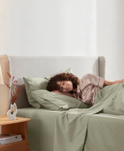 Nestl Premier Collection Deep Pocket 4 Piece Sheet Set, Full In Green