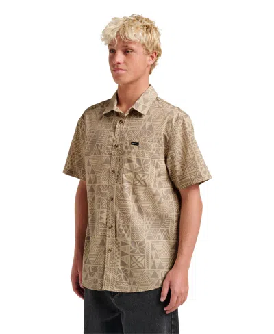Quiksilver Men's Makaha Classic Short Sleeve Shirt In Brown