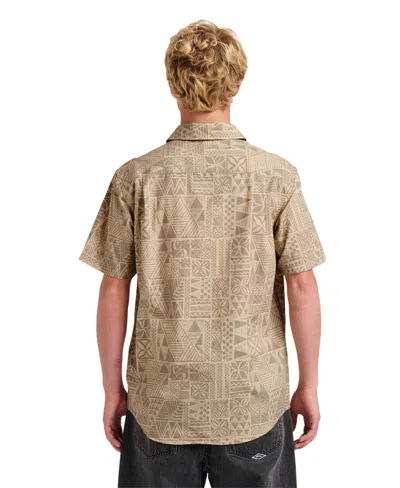 Quiksilver Men's Makaha Classic Short Sleeve Shirt In Brown