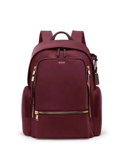 Tumi Nylon Celina Backpack In Burgundy
