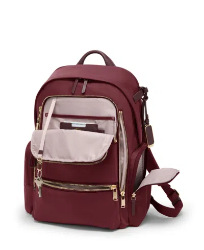 Tumi Nylon Celina Backpack In Burgundy