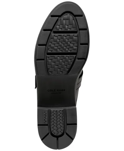 Cole Haan Women's Carlitta Monk Strap Lug Oxford Loafers In Black