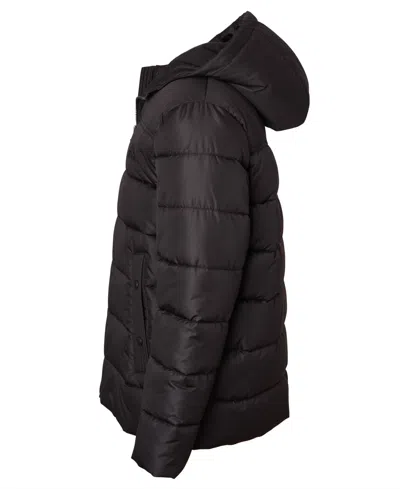 Ixtreme Big Boys Mini Puffer Jacket With Beanie In Black
