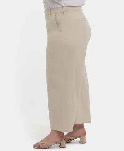 Nydj High Rise Mona Trouser Ankle Jeans In Neutral