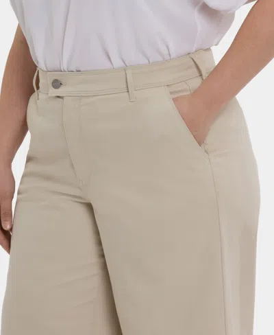 Nydj High Rise Mona Trouser Ankle Jeans In Neutral