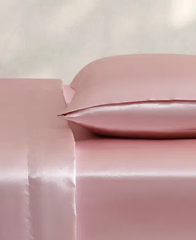 Jessica Simpson Silky Satin 4-pc. Sheet Set, King In Pink