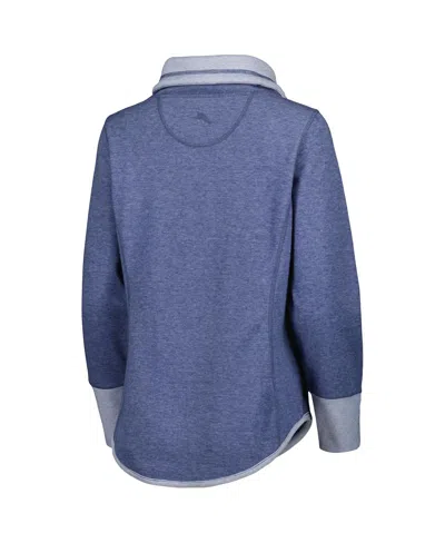 Tommy Bahama Women's Heathered Royal Buffalo Bills Sport Sun Fade Full-zip Sweatshirt In Blue