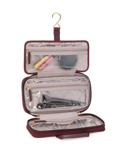 Tumi Voyageur 5.5" Small Madeline Cosmetic Bag In Burgundy