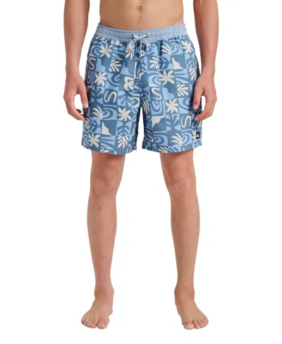 Quiksilver Men's Everyday Volley Terra Swim Shorts In Blue
