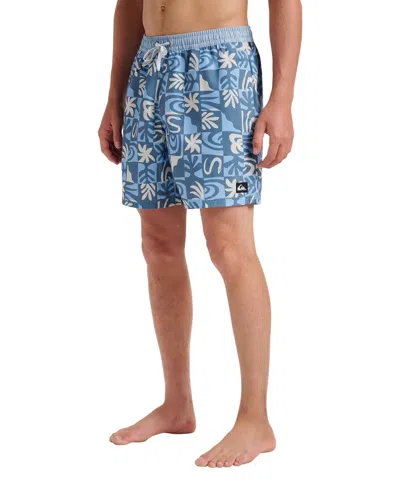 Quiksilver Men's Everyday Volley Terra Swim Shorts In Blue