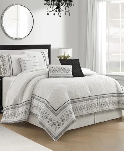 Stratford Park Galilea Geometric 7-pc. Comforter Set, California King In Multi