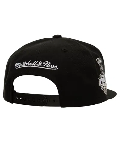 Mitchell & Ness Men's Black Washington Capitals Core Top Spot Snapback Hat In Black