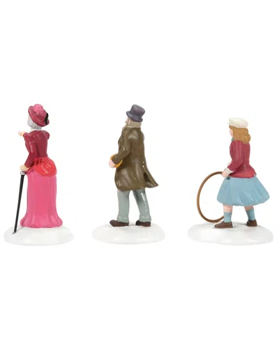 Department Five Victorian Friends And Neighbors, Set Of 3 In Multi
