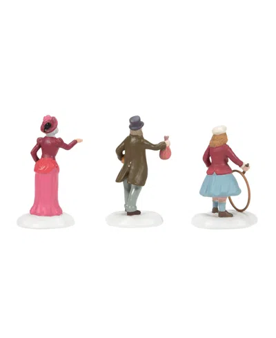 Department Five Victorian Friends And Neighbors, Set Of 3 In Multi