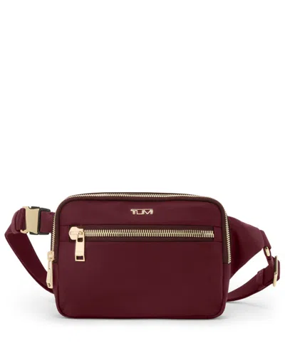 Tumi Voyageur Sedona 7.5" Convertible Crossbody Or Sling Bag In Burgundy