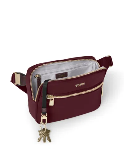 Tumi Voyageur Sedona 7.5" Convertible Crossbody Or Sling Bag In Burgundy