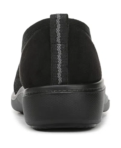 Lifestride Women's Boulevard Washable Round Toe Slip Ons In Black