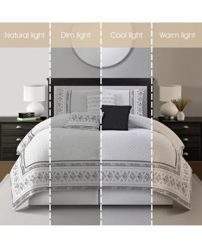 Stratford Park Galilea Geometric 7-pc. Comforter Set, California King In Multi