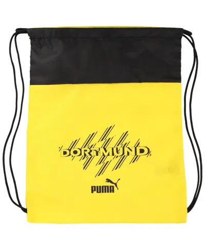 Puma Borussia Dortmund Ftblessentials Gym Sack In Yellow