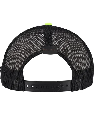 Lids Men's And Women's White/neon Green Rick And Morty Graphic Foam Trucker Adjustable Hat