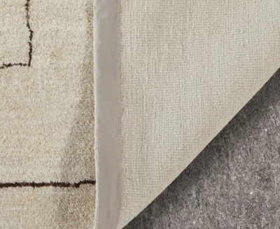 Feizy Agape 69h7f 7'9"x9'9" Area Rug In Neutral