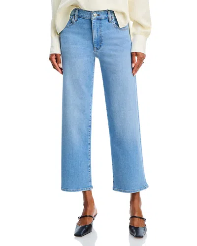 Frame The Mellow High Rise Jeans In Honeymoon In Blue