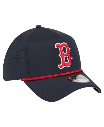 New Era Men's Navy Boston Red Sox 39thirty A-frame Perforated Flex Hat In Blue