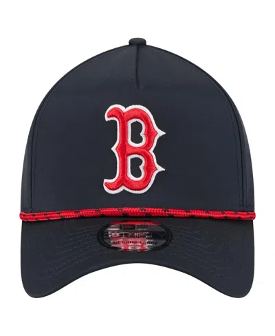 New Era Men's Navy Boston Red Sox 39thirty A-frame Perforated Flex Hat In Blue