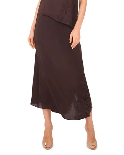 Vince Camuto Asymmetric Hem Skirt In Brown