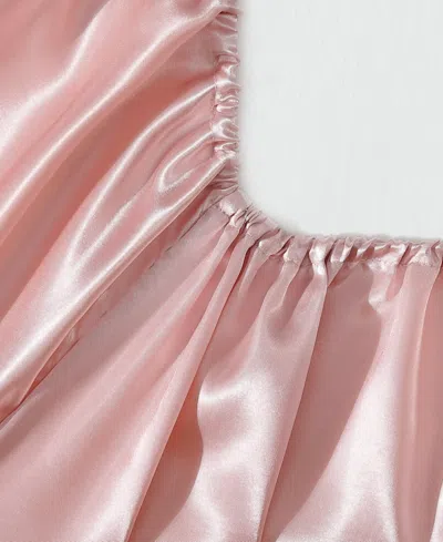 Jessica Simpson Silky Satin 4-pc. Sheet Set, King In Pink