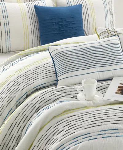 Stratford Park Merida Stripes 7-pc. Comforter Set, California King In Multi