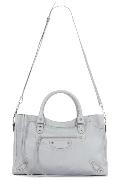 Balenciaga Shoulder Bags Stud Embellishment In Gray