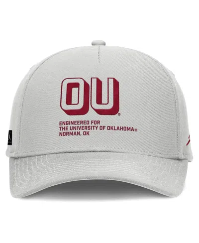 Jordan Men's Oklahoma On-field Primetime Rise  Brand College Adjustable Hat In Gray
