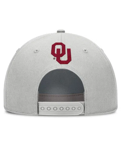 Jordan Men's Oklahoma On-field Primetime Rise  Brand College Adjustable Hat In Gray