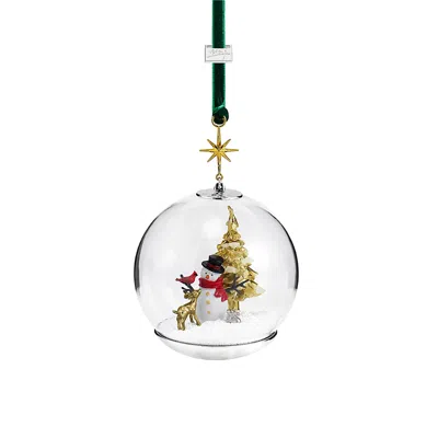 Michael Aram Snowman And Friends Snow Globe Ornament In Multi