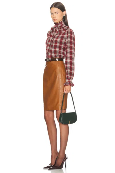 Saint Laurent Voltaire In Box Curved-handle Leather Shoulder Bag