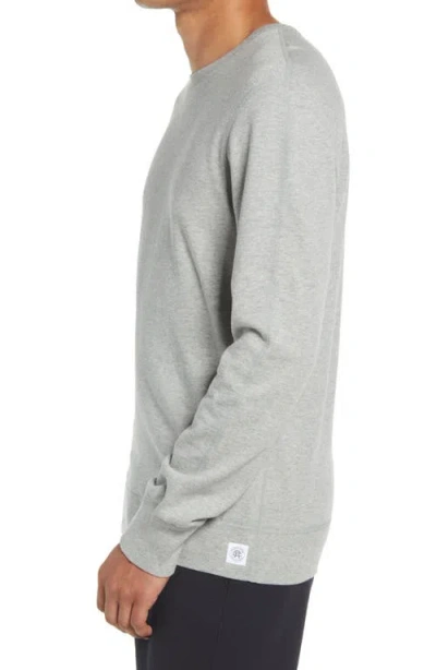 Reigning Champ Midweight Terry Standard Crewneck Sweatshirt In Gray