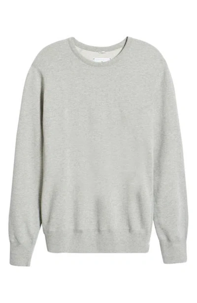Reigning Champ Midweight Terry Standard Crewneck Sweatshirt In Gray