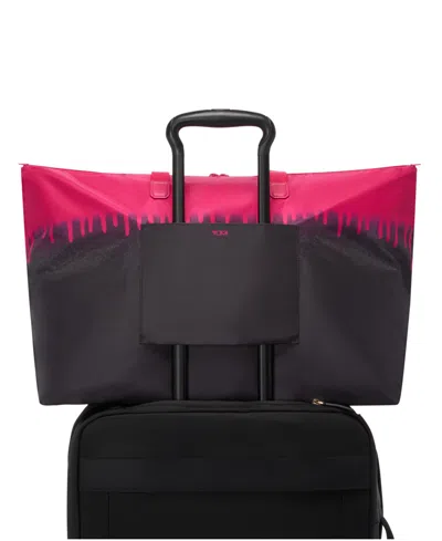 Tumi Just In Case Dripped-print Tote Bag In Black