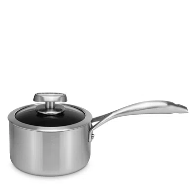Scanpan Cs+ 2 Qt Covered Saucepan In Silver