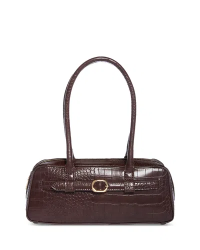 Aqua East West Belted Bag - Exclusive In Brown