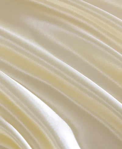 Jessica Simpson Silky Satin 3-pc. Sheet Set, Twin In Yellow