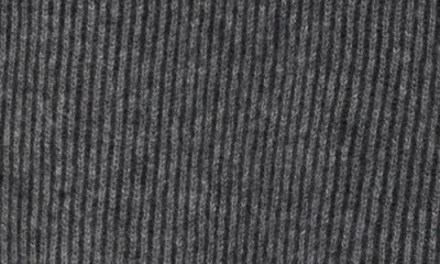 Amicale Rib Cashmere Pullover In Gray