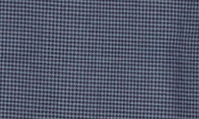 Ag Everett Microcheck Slim Fit Pants In Blue