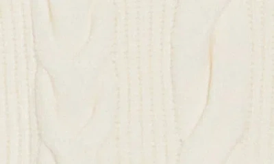 Cyrus Cable Knit Sweater Vest In Neutral