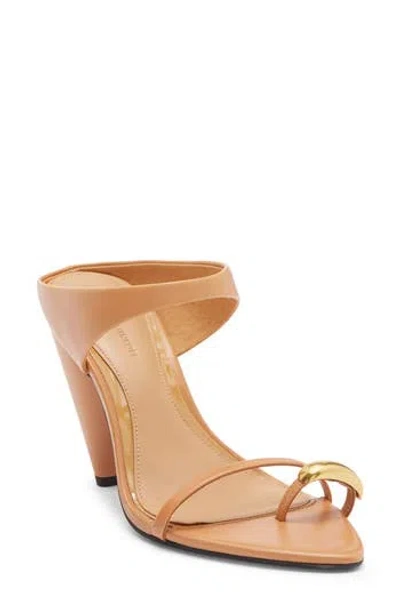 Rebecca Minkoff Toe Ring Pointed Toe Slide Sandal In Neutral