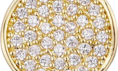 Adornia Cubic Zirconia Pebble Wavy Drop Earrings In Gold