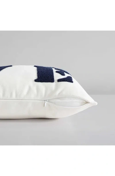 Eddie Bauer Love Ski Decorative Pillow, 20" X 20" In White