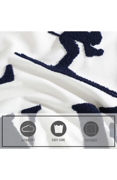 Eddie Bauer Love Ski Decorative Pillow, 20" X 20" In White