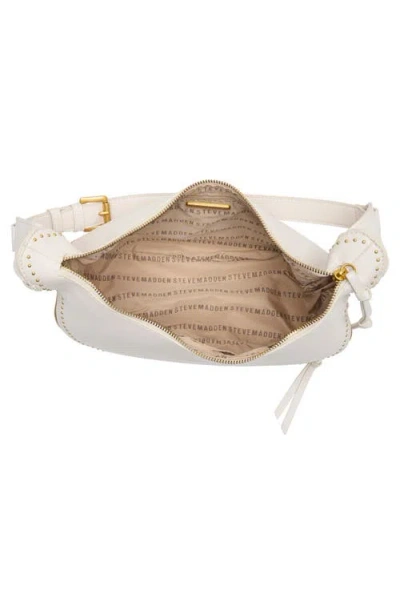 Steve Madden Ally Studded Shoulder Bag In Gray